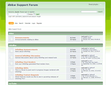 Tablet Screenshot of forums.db-w.com